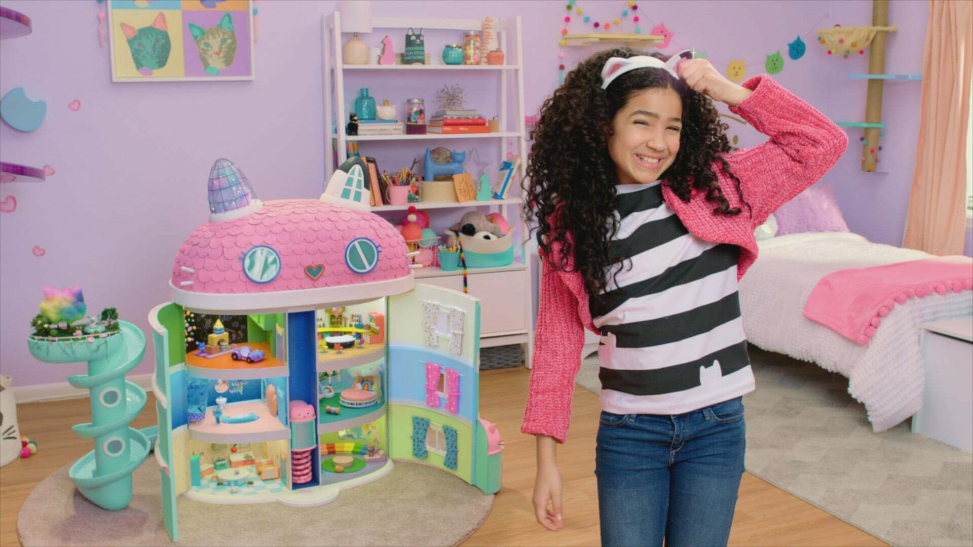 gabby's dollhouse room set